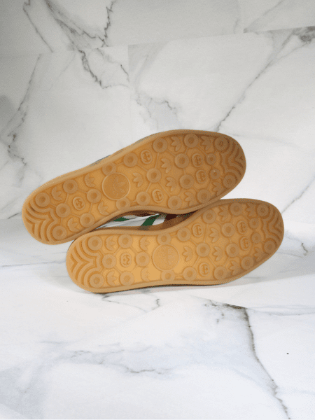 Tênis Gucci x Adidas Gazelle Web Branco | Zivē Club