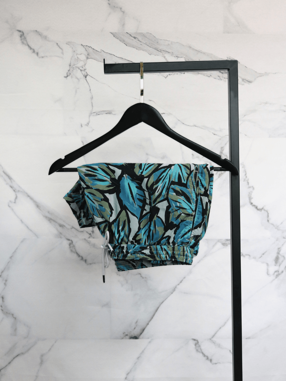 Shorts Burberry Print Azul | Zivē Club