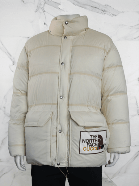 Casaco Gucci x The North Face Puffer Bege | Zivē Club