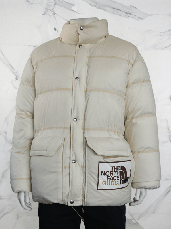Casaco Gucci x The North Face Puffer Bege | Zivē Club