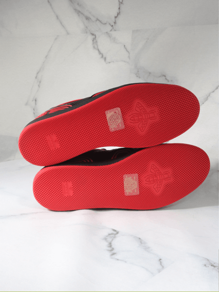 Tênis Gucci Basket Preto/Vermelho | Zivē Club