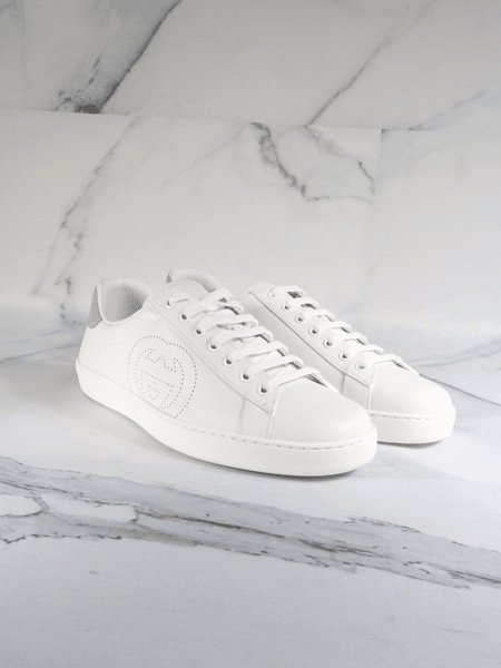 Tênis Gucci Ace GG Interlocking Branco | Zivē Club