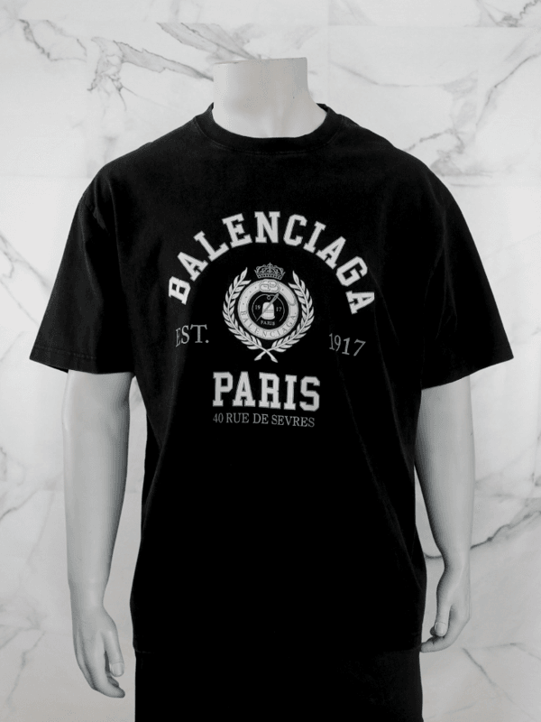 Camiseta Balenciaga College 1917 Paris Cinza | Zivē Club