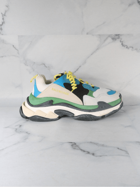 Tênis Balenciaga Triple S Azul e Verde | Zivē Club