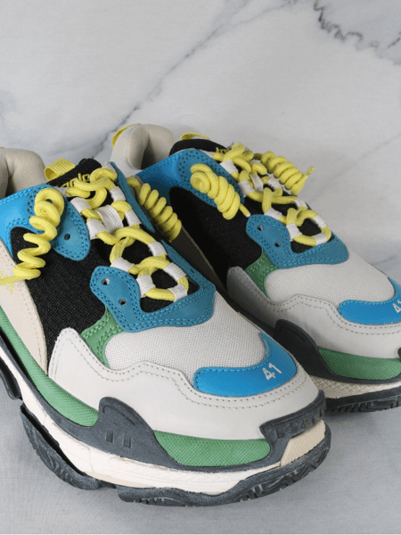 Tênis Balenciaga Triple S Azul e Verde | Zivē Club