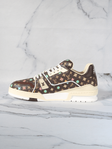 Tênis Louis Vuitton Trainer by Tyler The Creator Moka | Zivē Club