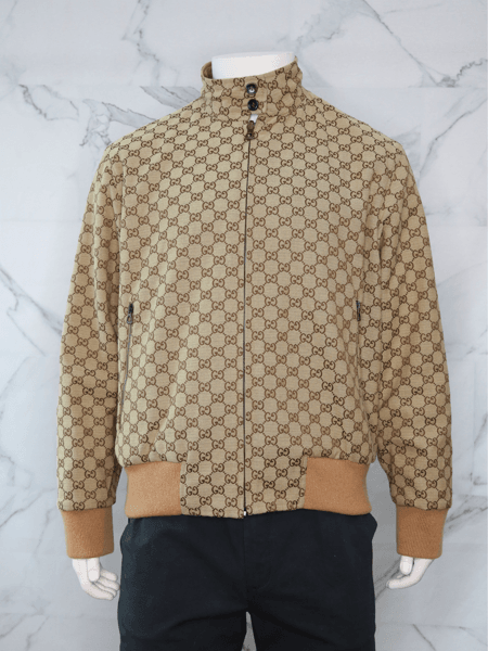Jaqueta Gucci Dupla Face GG Supreme Bege | Zivē Club