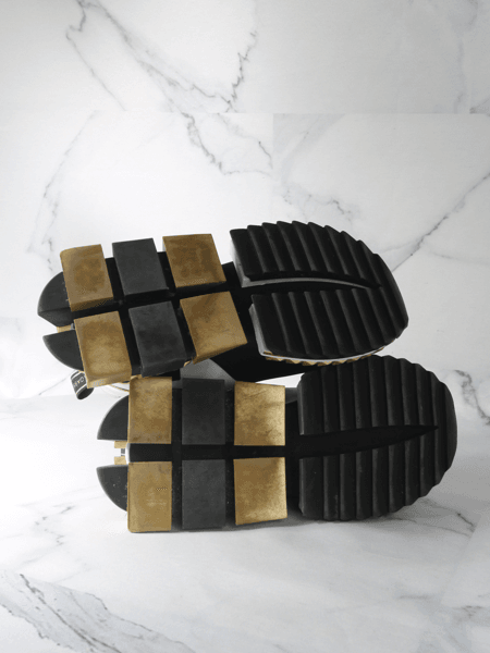 Tênis Dolce & Gabbana Super King Preto/Branco/Dourado | Zivē Club