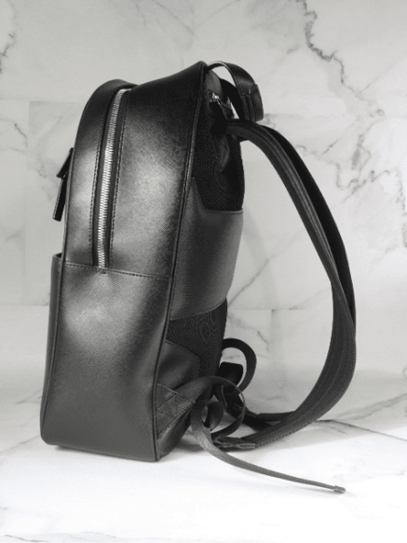 Mochila Montblanc Saffiano Sartorial Preta | Zivē Club