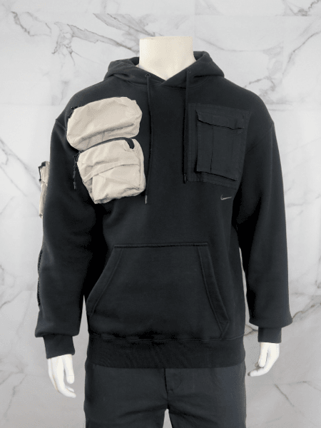 NIKE×Travis Scott NRG AG Utility Hoodie Moletom Travis Scott x Nike NRG AG Utility Preto | Zivē Club