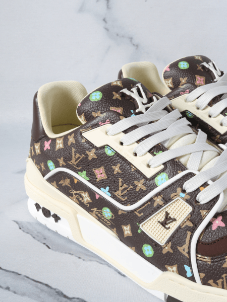 Tênis Louis Vuitton Trainer by Tyler The Creator Moka | Zivē Club