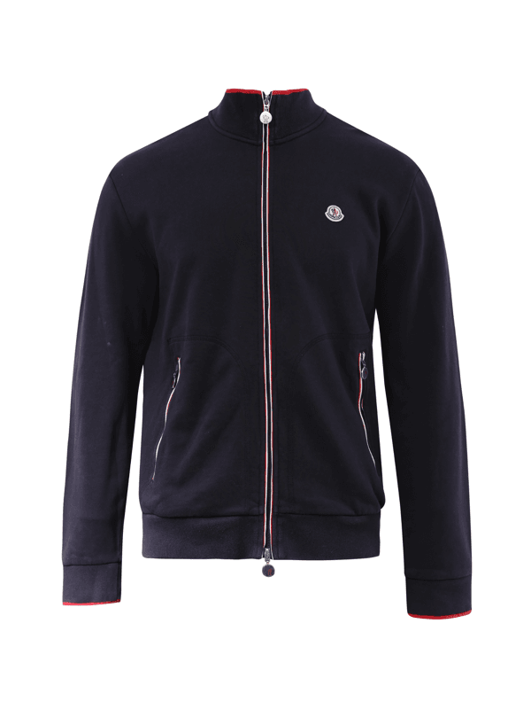 チマローザ【MONCLER】MAGLIA CARDIGAN ダブルジップ MONCLER モンクレール MAGLIA CARDIGAN グレー 長袖 パーカー ジップ