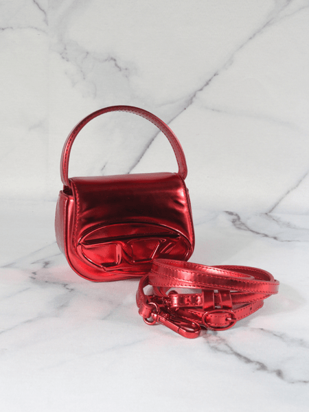Bolsa Diesel Mini 1DR XS-S Metálica Vermelha | Zivē Club