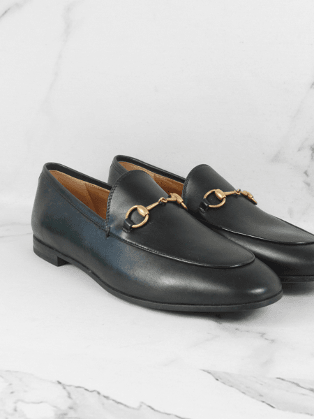 Mocassim Gucci Horsebit Preto | Zivē Club