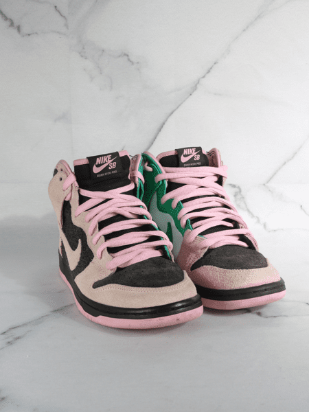 Tênis Nike Dunk High SB Invert Celtics Verde/Preto/Rosa | Zivē Club