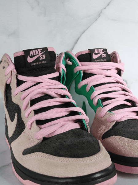 Tênis Nike Dunk High SB Invert Celtics Verde/Preto/Rosa | Zivē Club