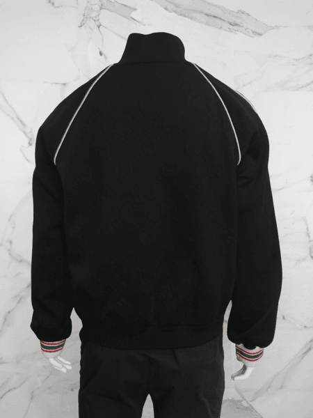 Jaqueta Gucci GG Monogram Web Preta | Zivē Club