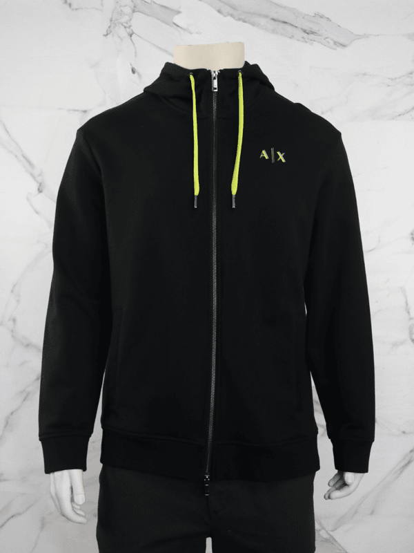 Moletom Armani Exchange Preto com Verde | Zivē Club