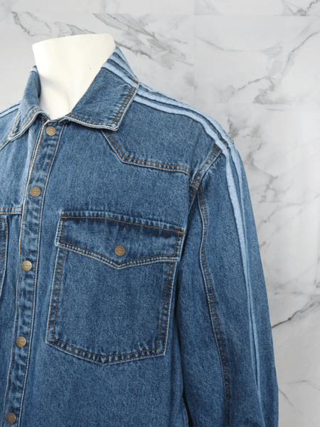 Jaqueta Adidas x Ivy Park Jeans Azul | Zivē Club