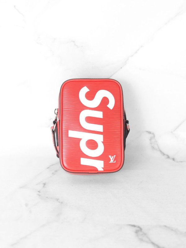Bolsa Louis Vuitton x Supreme Danube EPI PPM Vermelha | Zivē Club