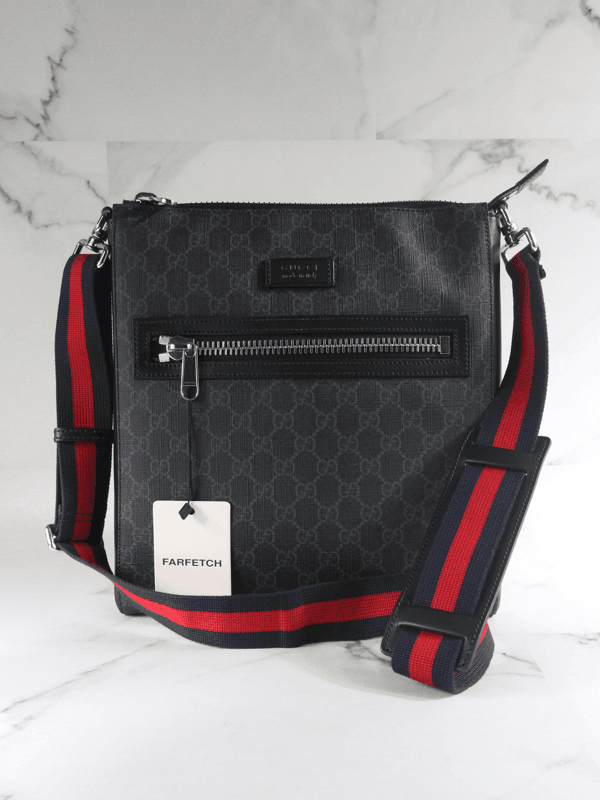 Bolsa Gucci Messenger Bag GG Supreme Preta | Zivē Club
