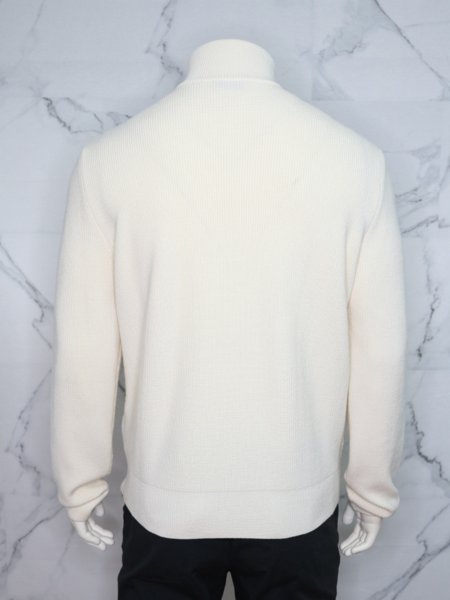 Jaqueta Moncler Cardigan Tricot Bege | Zivē Club