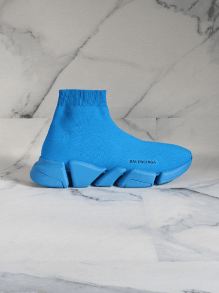 Tênis Balenciaga Speed Trainer Azul | Zivē Club