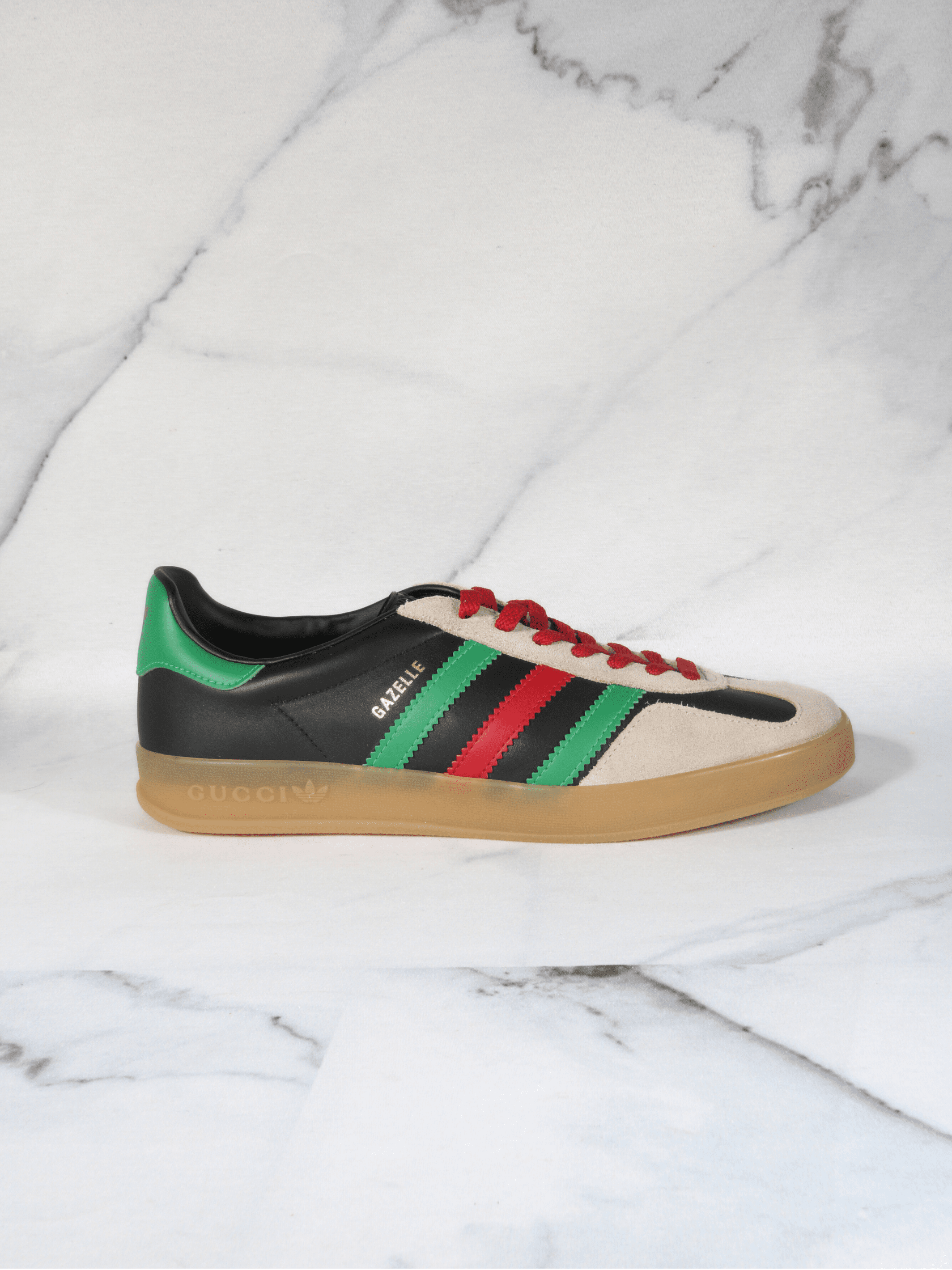 Tênis Gucci x Adidas Gazelle Preto | Zivē Club