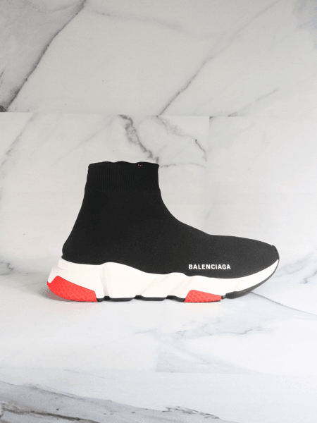 Tênis Balenciaga Speed Trainer Preto/Vermelho | Zivē Club
