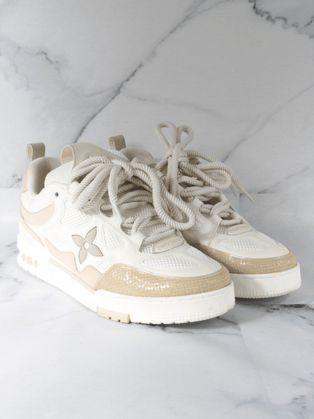 Tênis Louis Vuitton LV Skate Bege | Zivē Club