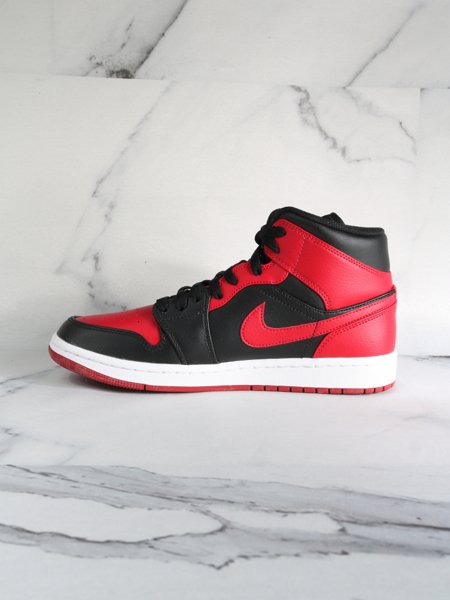 Tênis Nike Air Jordan 1 Mid Vermelho/Preto | Zivē Club