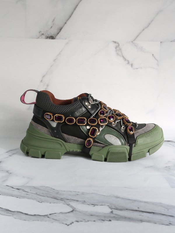 Tênis Gucci Flashtrek Verde | Zivē Club