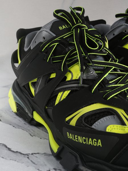 Tênis Balenciaga Track 1 Preto/Verde Limão | Zivē Club