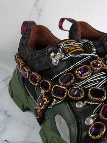 Tênis Gucci Flashtrek Verde | Zivē Club