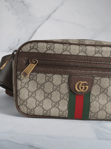 Pochete Gucci Ophidia GG Belt Bag Soft Supreme Canvas | Zivē Club