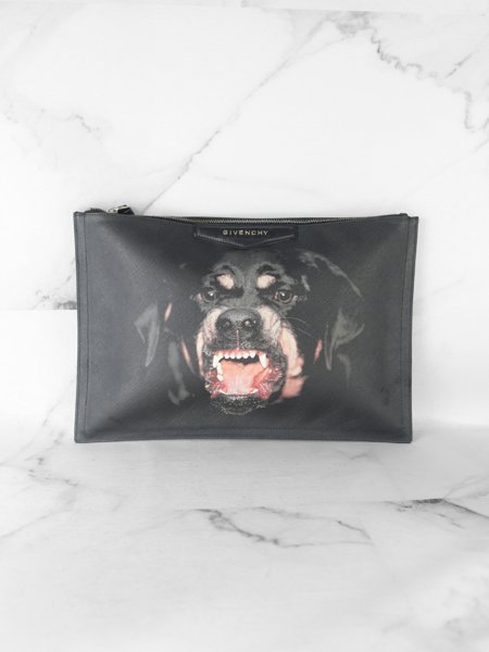 GIVENCHY ブラック 120 Bolsa Givenchy Clutch Rottweiler Preto | Zivē Club