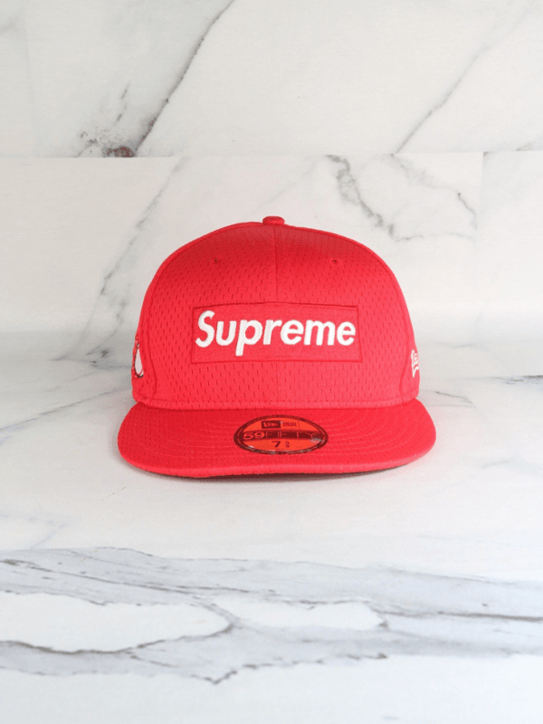 Boné Supreme x New Era Box Logo Vermelho | Zivē Club Boné Supreme x New Era Box Logo Vermelho | Zivē Club
