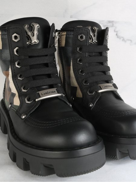 High Boots Stivali Louis Vuitton 2018 Lv Checker Botas De Lv Louis