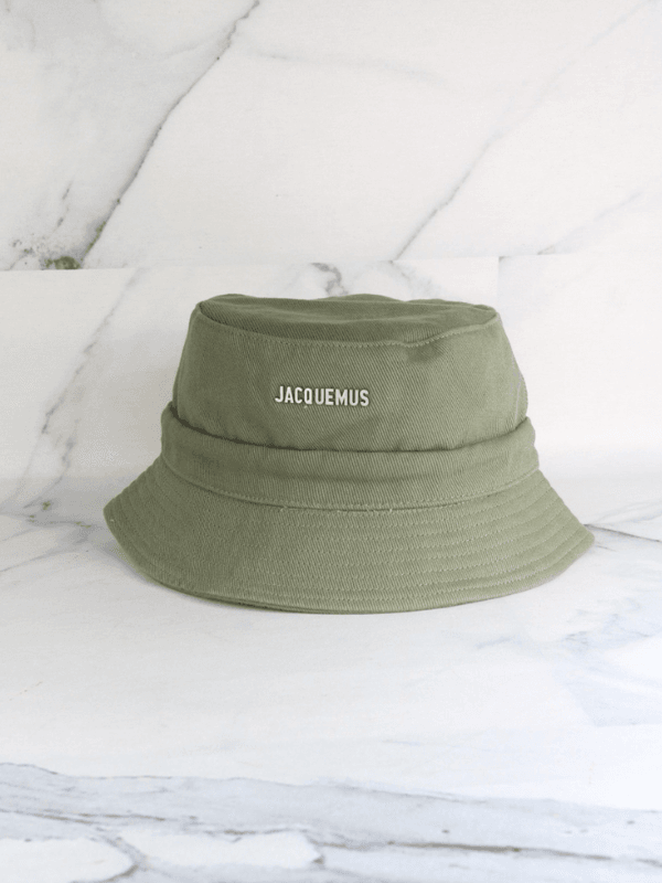 Bucket Jacquemus Basic Logo Verde | Zivē Club
