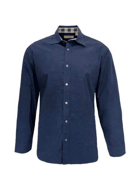 Camisa burberry 2025 azul marinho