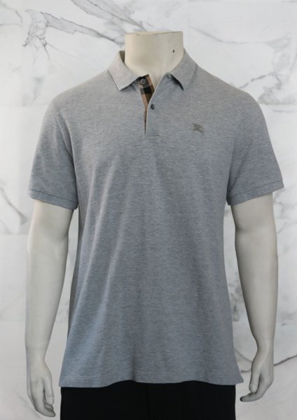 Camisa Burberry Polo Basic Cinza | Zivē Club