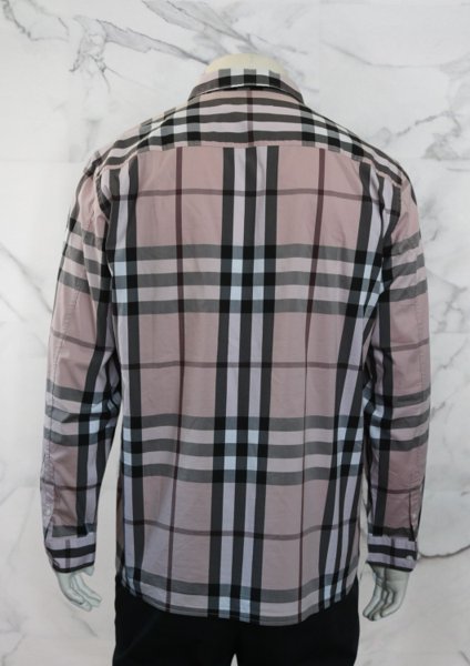 Camisa Burberry Xadrez Rosa Zivē Club - Main Image