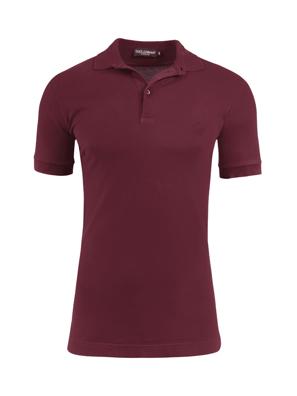 Camisa Polo Dolce & Gabbana Basic Vinho | Zivē Club
