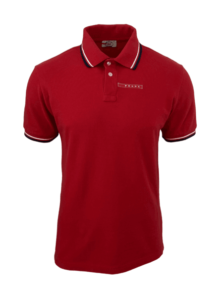 Camisa Polo Prada Básica Vermelha | Zivē Club Camisa Polo Prada Básica Vermelha | Zivē Club