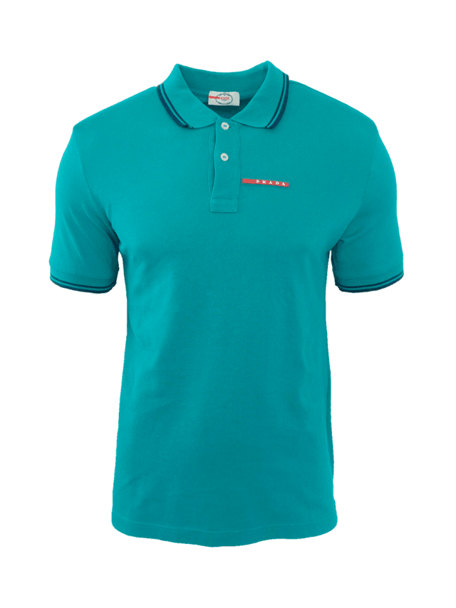 Camisa Polo Prada Verde Piscina | Zivē Club