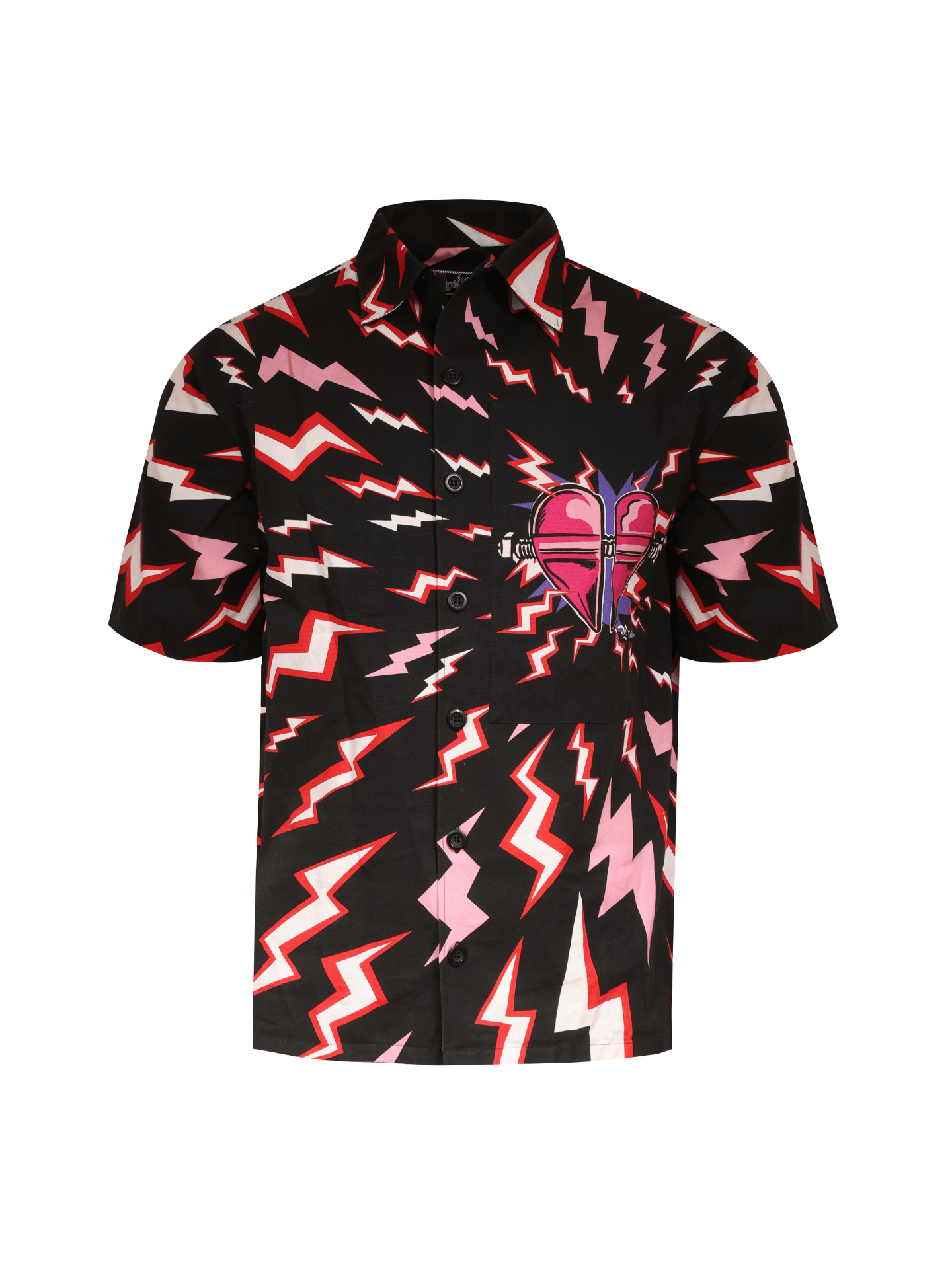 Camisa Prada Lightning Heart Preta | Zivē Club