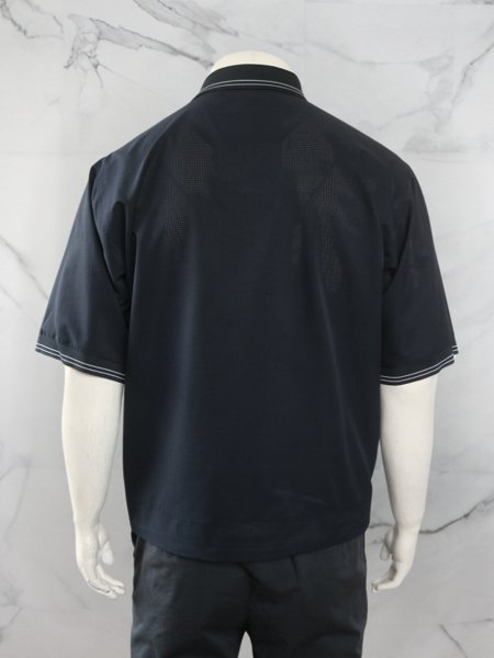 Camisa Prada Polo Tech Logo Preta | Zivē Club