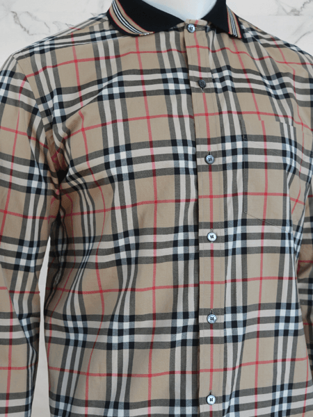 Burberry★トップス Camisa Social Burberry Xadrez Classic | Zivē Club