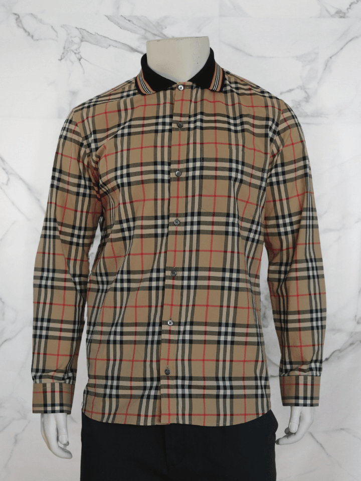 Camisa Social Burberry Xadrez Classic | Zivē Club Camisa Social Burberry Xadrez Classic | Zivē Club