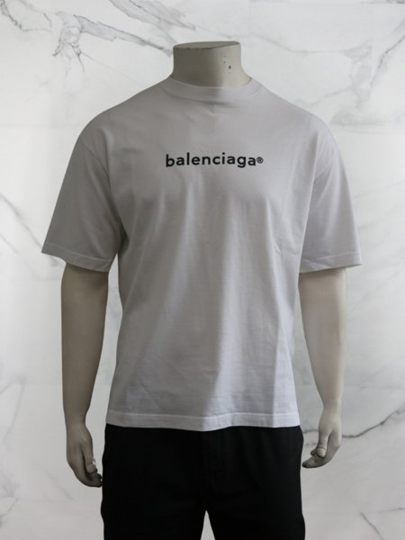 Camiseta Balenciaga Basic Logo Branca | Zivē Club